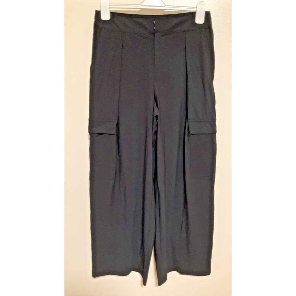 Athleta Women’s 12 Wide Leg Black Dress Pants Fashion Designer Career